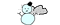 雪時々止む